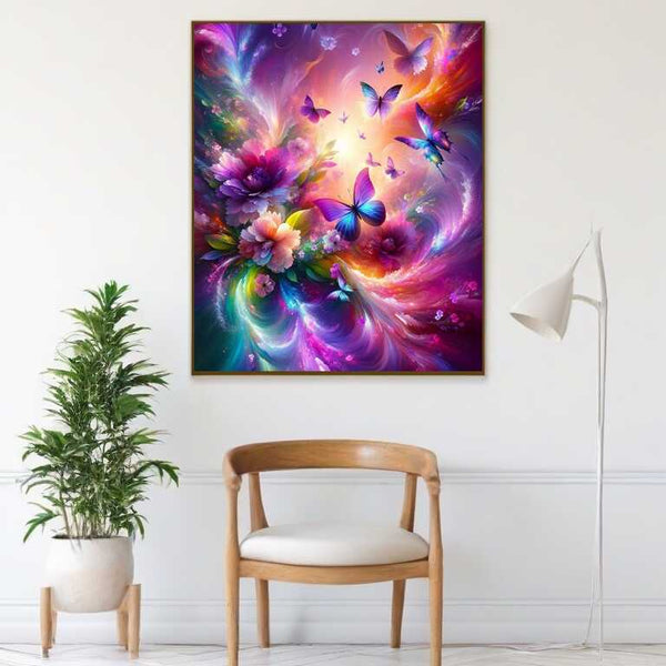 Butterfly, splash — Diamond Painting Kit, product view 2