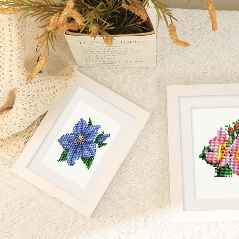 A Sea of Flowers, Set of 12 — Mini Diamond Painting Set, product view 6