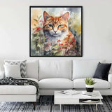 Mischievous cat — Diamond Painting Kit, product view 3
