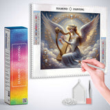 Angel with Harve — Diamond Painting Kit, product view 3
