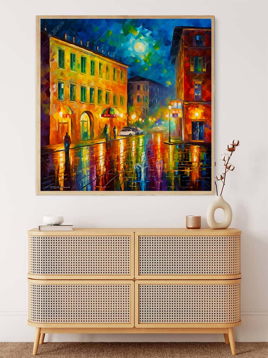 Italy at night — AB Diamond Painting Kit, product view 3