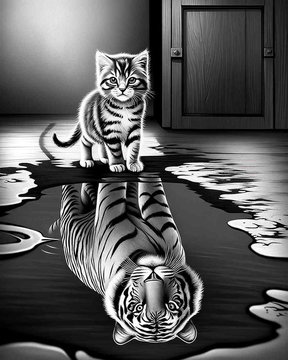 Discover the tiger in you — Diamond Painting Kit design