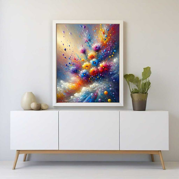 Flower impression — Diamond Painting Kit, product view 2