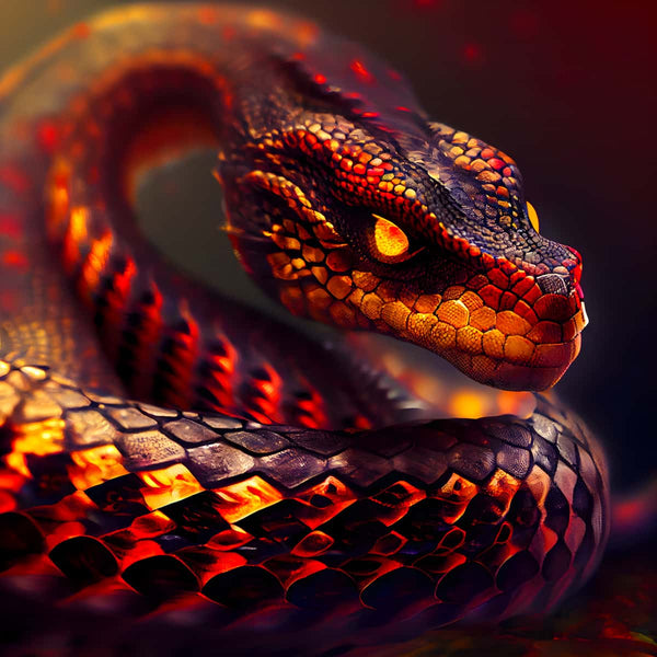 Mighty snake — Diamond Painting Kit design