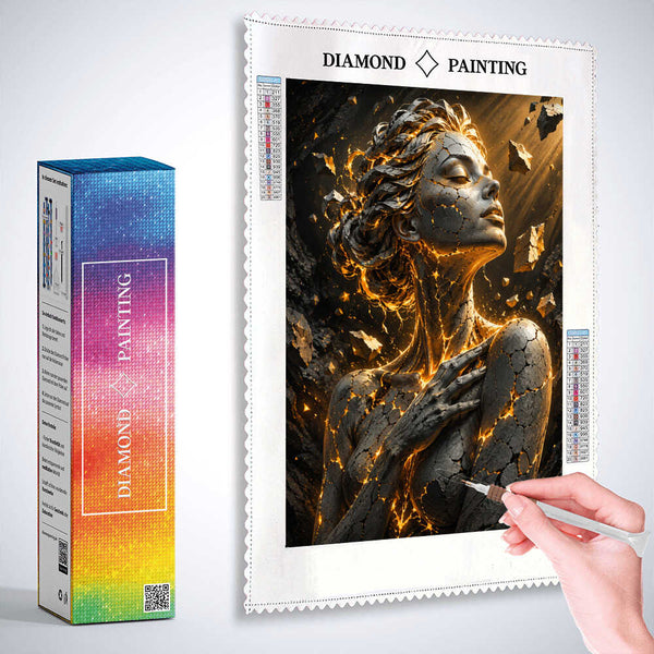 Goddess of Awakening — Diamond Painting Kit, product view 3