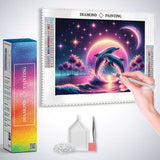 Dolphin Magic — Diamond Painting Kit, product view 3