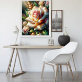 Rose Painting — Diamond Painting Kit, product view 2