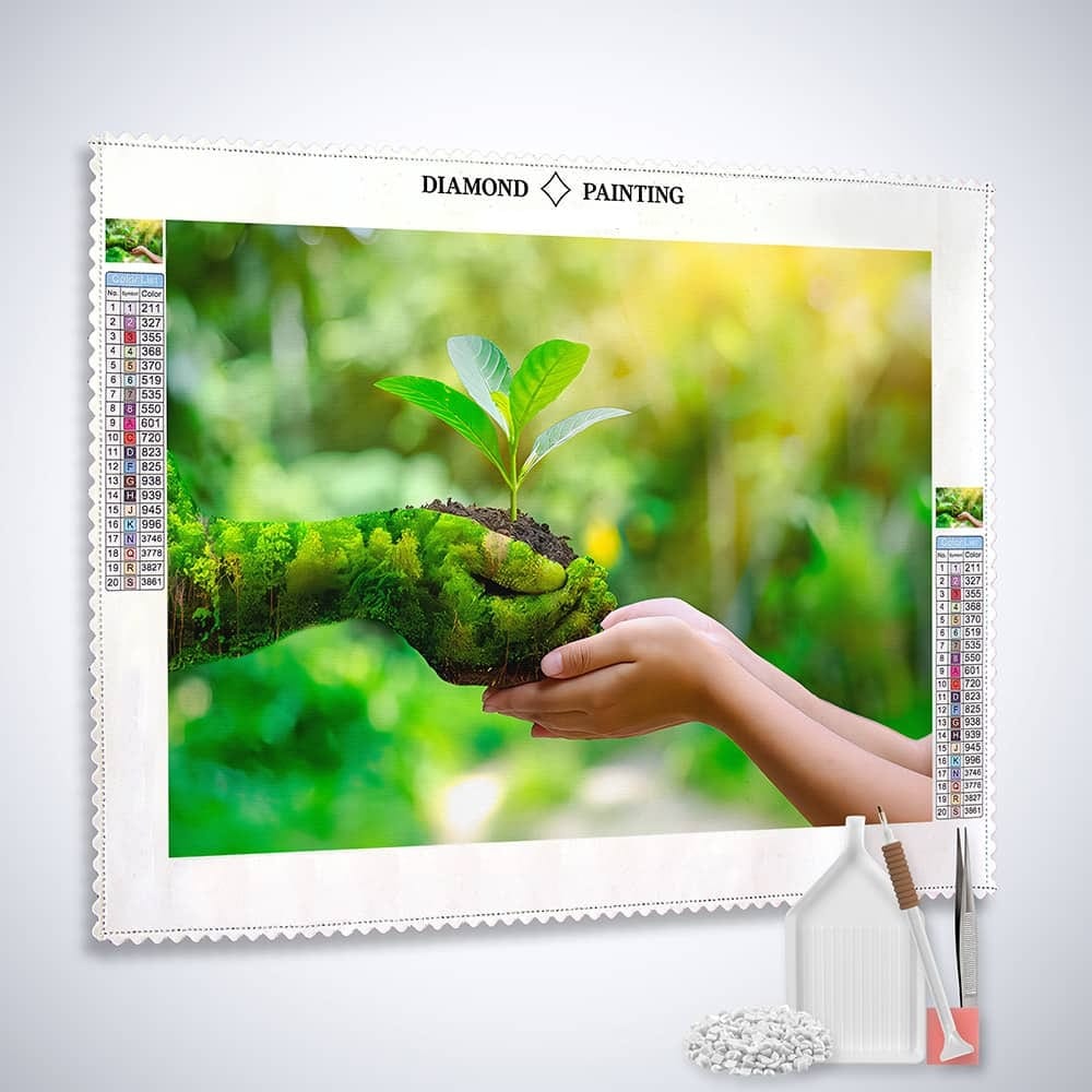 A Little World in Your Hand — Diamond Painting Kit, product view 2
