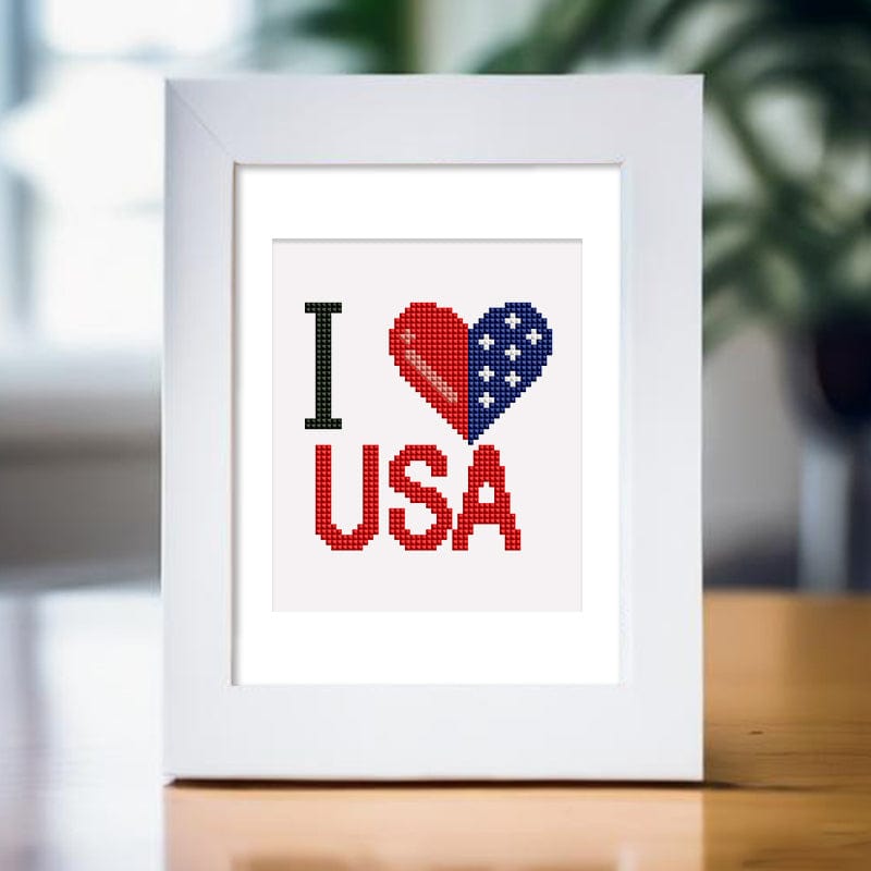 USA Collection, Set of 12 — Mini Diamond Painting Set, product view 9