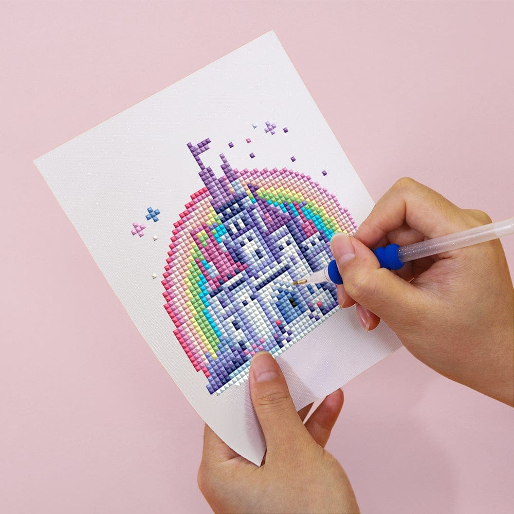 Enchanted Fantasy World, Set of 12 — Mini Diamond Painting Set, product view 3