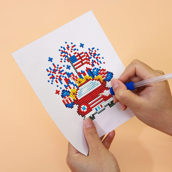 USA Collection, Set of 12 — Mini Diamond Painting Set, product view 5