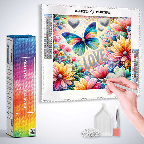 Love Colorful — Diamond Painting Kit, product view 3