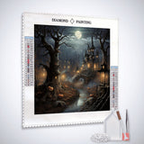 Halloween Ghost Forest — Diamond Painting Kit, product view 3