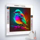 Magic bird colorful — AB Diamond Painting Kit, product view 2