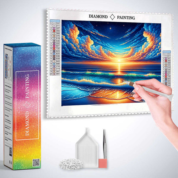 Gentle Waves — Diamond Painting Kit, product view 3