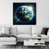 Awakening of the Blue Planet — Diamond Painting Kit, product view 2