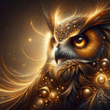 The Affectionate Owl — Diamond Painting Kit design