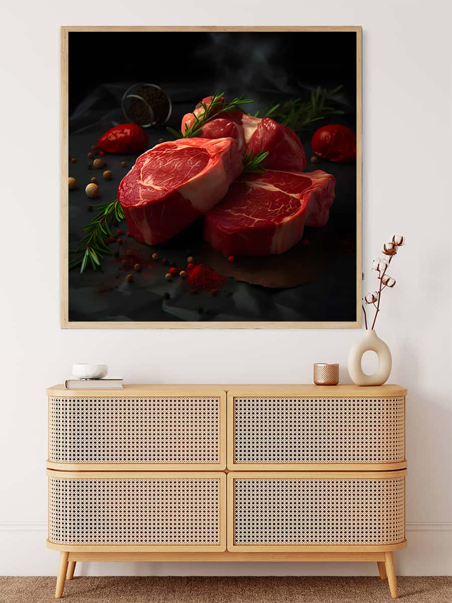 Steaks — Diamond Painting Kit, product view 3