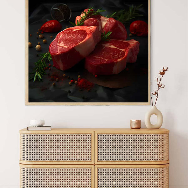 Steaks — Diamond Painting Kit, product view 3