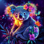 The Magical Koala Garden — Diamond Painting Kit design