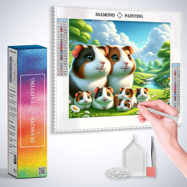 Magic of the meadow friends — Diamond Painting Kit, product view 3