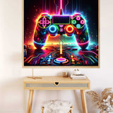 A Neon Symphony of Play — Diamond Painting Kit, product view 2
