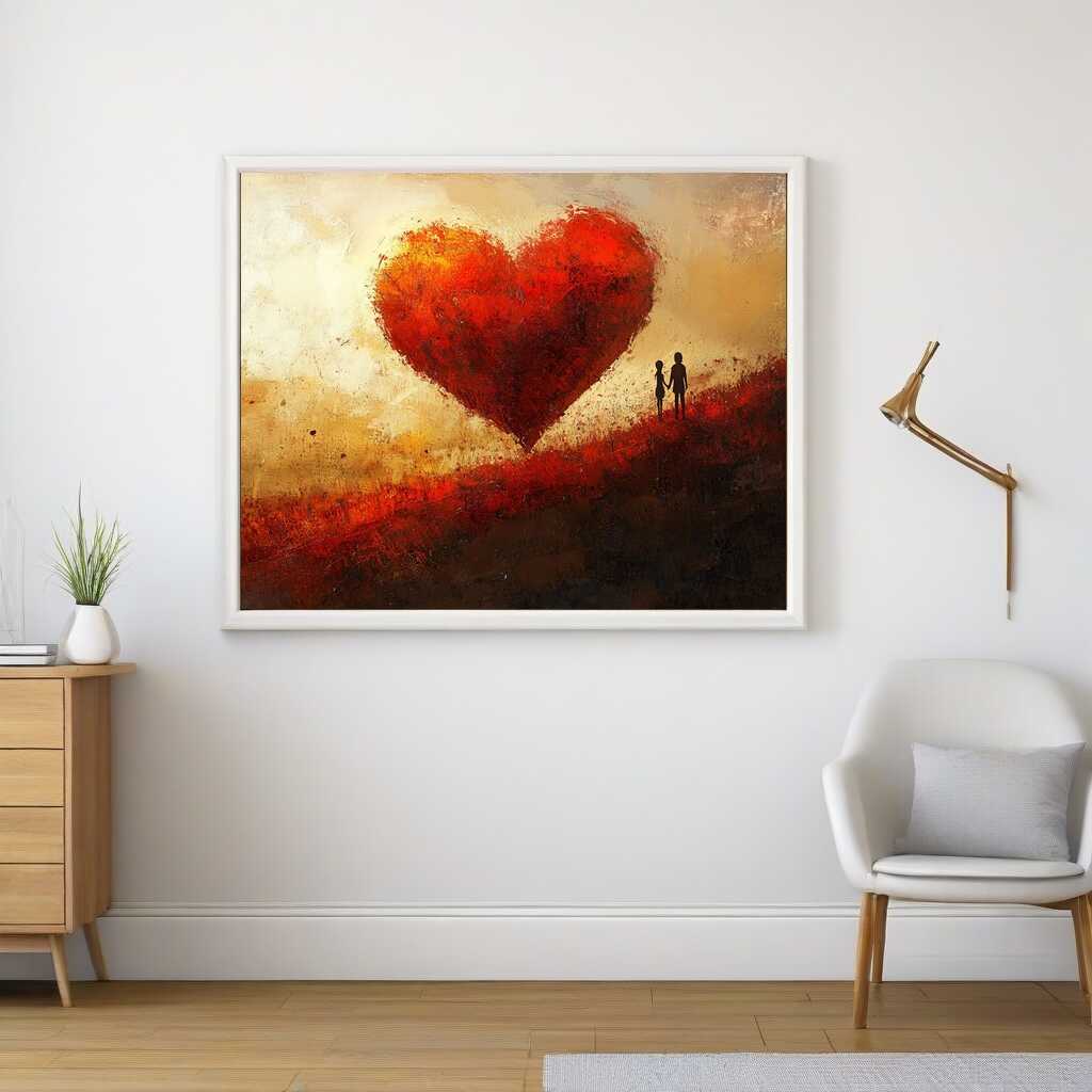 A heart for two — Diamond Painting Kit, product view 2