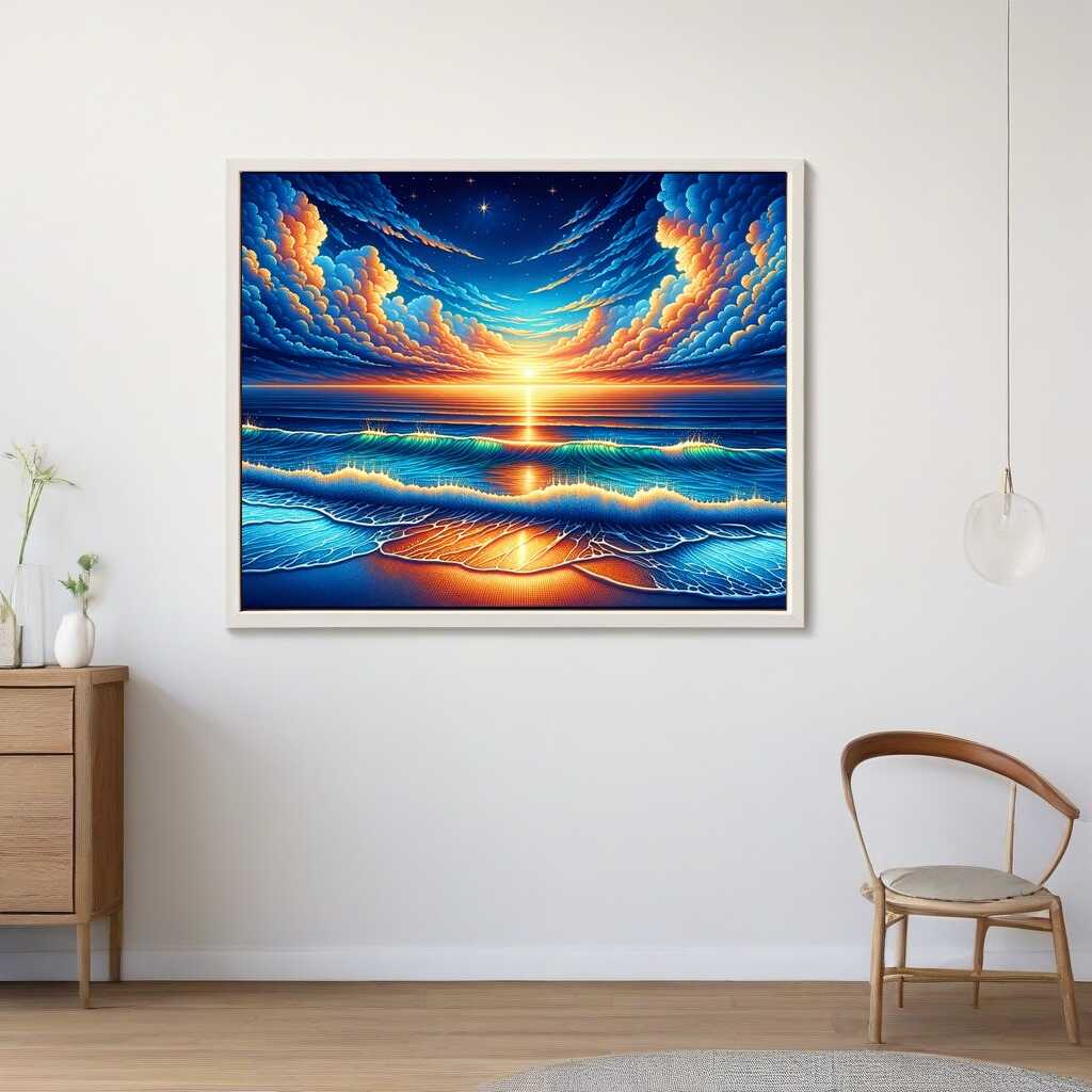 Gentle Waves — Diamond Painting Kit, product view 2