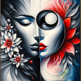 Two Faces — Diamond Painting Kit design