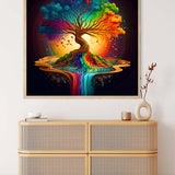 Color Flow Tree — AB Diamond Painting Kit, product view 3
