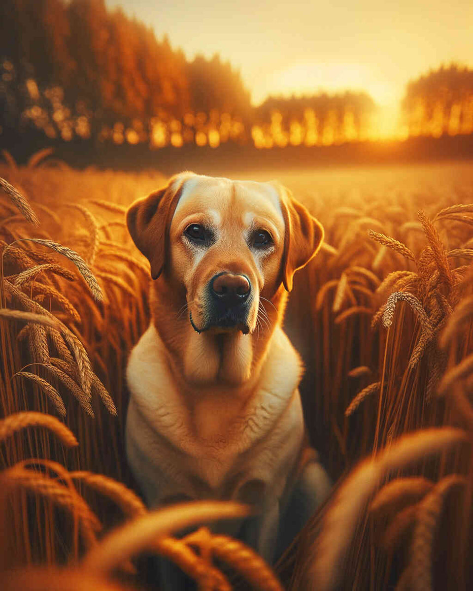 Labrador in the field — Diamond Painting Kit design