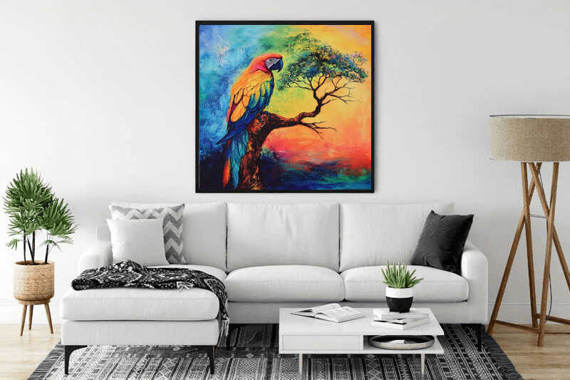 A Tropical Explosion of Color — Diamond Painting Kit, product view 2