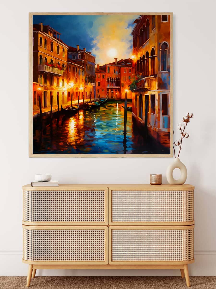 Venice Abstract — Diamond Painting Kit, product view 3