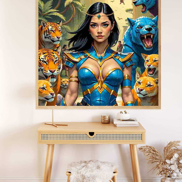 Tropical Adventure — Personalized Portrait Diamond Painting Kit, product view 2