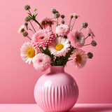 Flower vase in pink — Diamond Painting Kit design