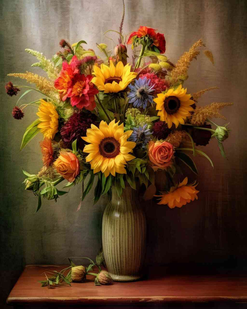 A Still Life Bursting with Color — Diamond Painting Kit design