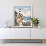 Coastal Lighthouse Magic — Diamond Painting Kit, product view 2