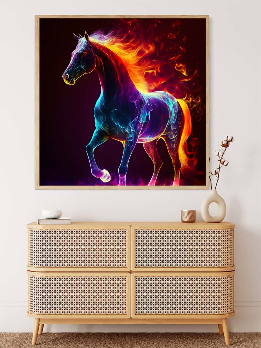 Fantastic Horse — Diamond Painting Kit, product view 3