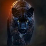 Dangerous Panther — Diamond Painting Kit design