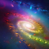 Space Spinning Top — Diamond Painting Kit design