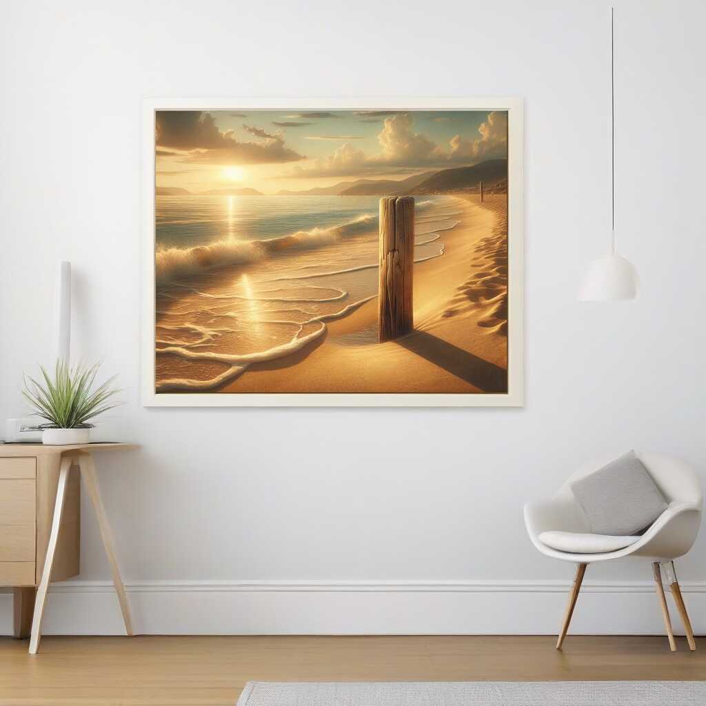 The Sandy Beach — Diamond Painting Kit, product view 2