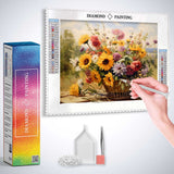 The Summer Dance of Flowers — Diamond Painting Kit, product view 3
