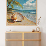 Seashells on Paradise Beach — Diamond Painting Kit, product view 2