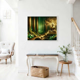 Buddha in the Forest — Diamond Painting Kit, product view 2