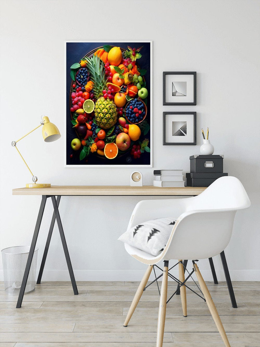 Fruits and Flowers, Abstract — Diamond Painting Kit, product view 3