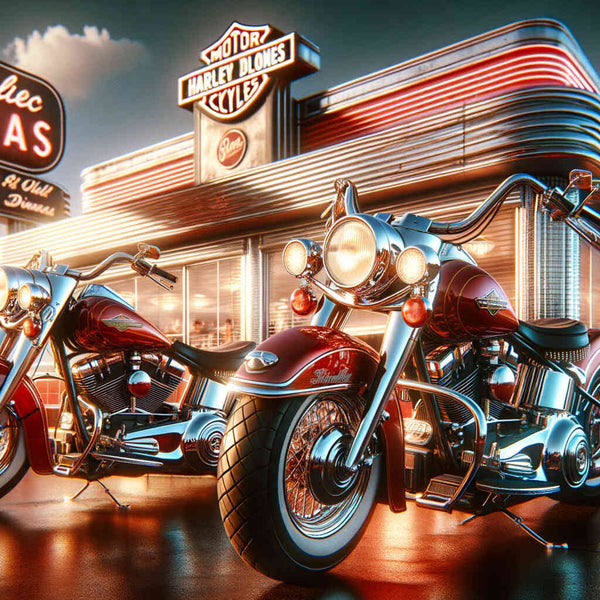 Motorcycle Meetup — Diamond Painting Kit design