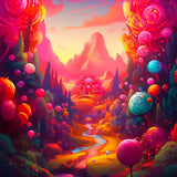 Lollipop World — AB Diamond Painting Kit design