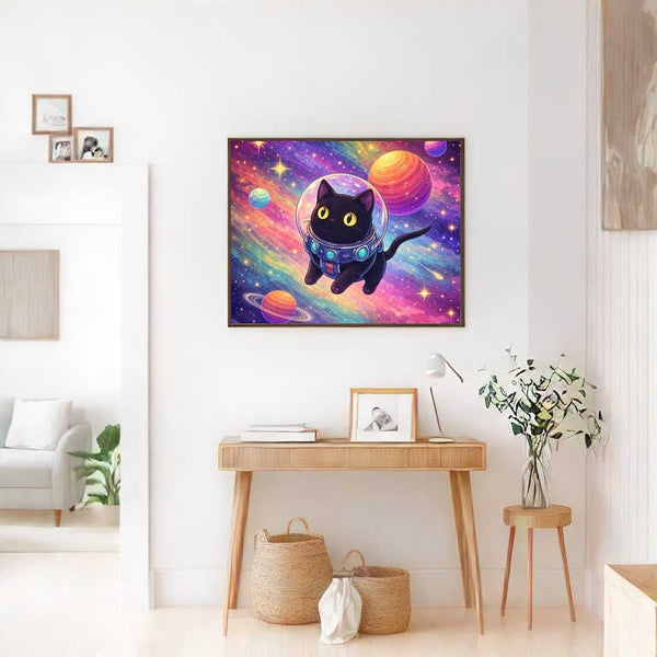 The Astronaut Cat — Diamond Painting Kit, product view 2