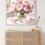 Pastel Peony Romance — Diamond Painting Kit, product view 2