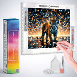 Star guardians: The sparkle of the cosmos — Diamond Painting Kit, product view 3